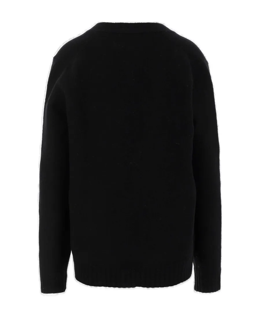 Jil Sander V-Neck Long-Sleeved Cardigan