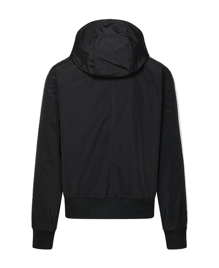 Palm Angels Logo Embroidered Hooded Jacket