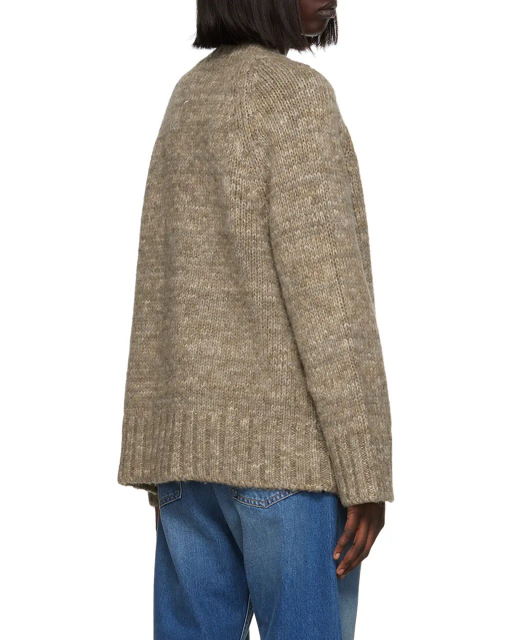 Maison Margiela V-Neck Ribbed Knitted Cardigan