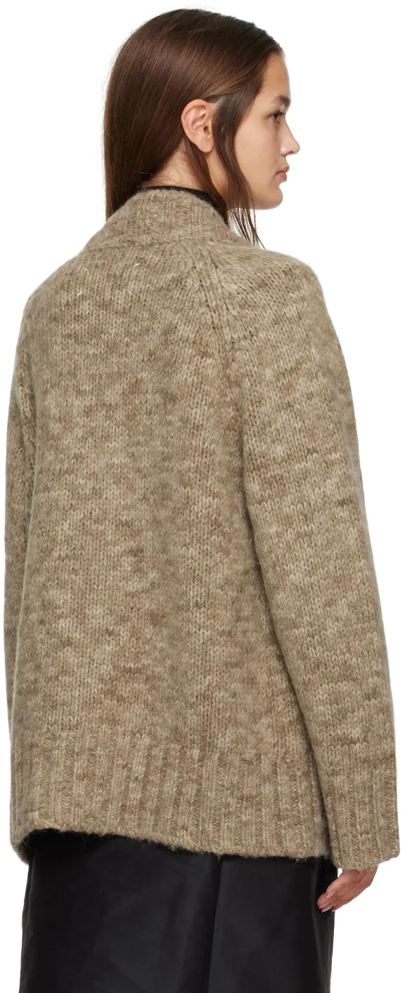 Maison Margiela V-Neck Ribbed Knitted Cardigan