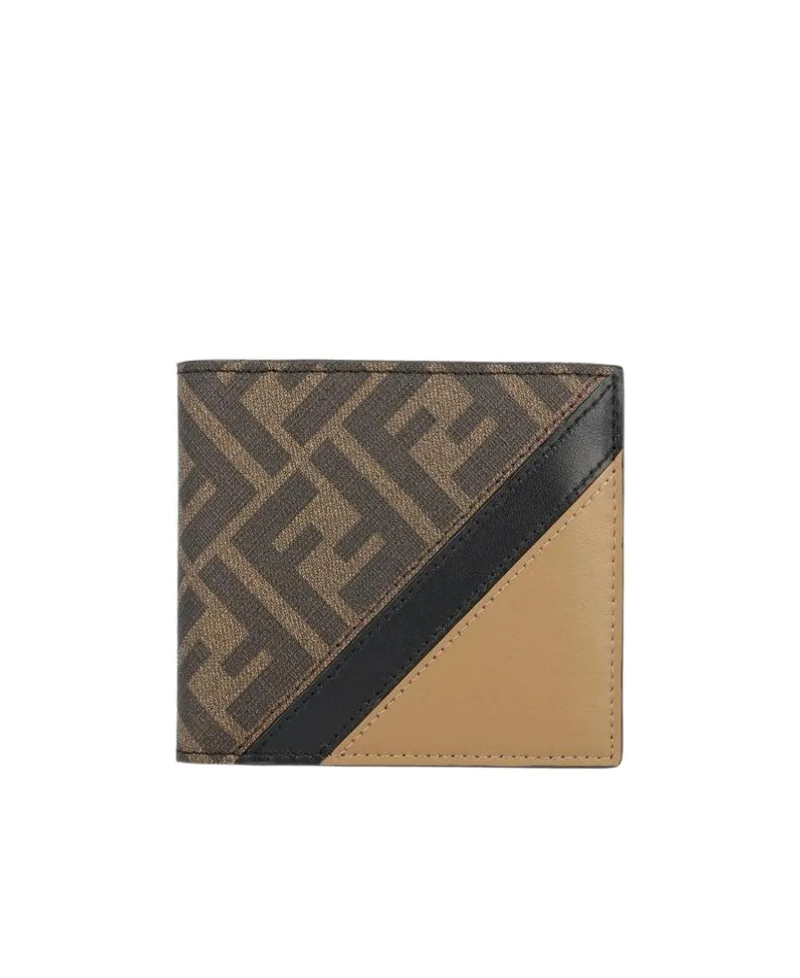 Fendi Ff Monogram Bi-Fold Wallet