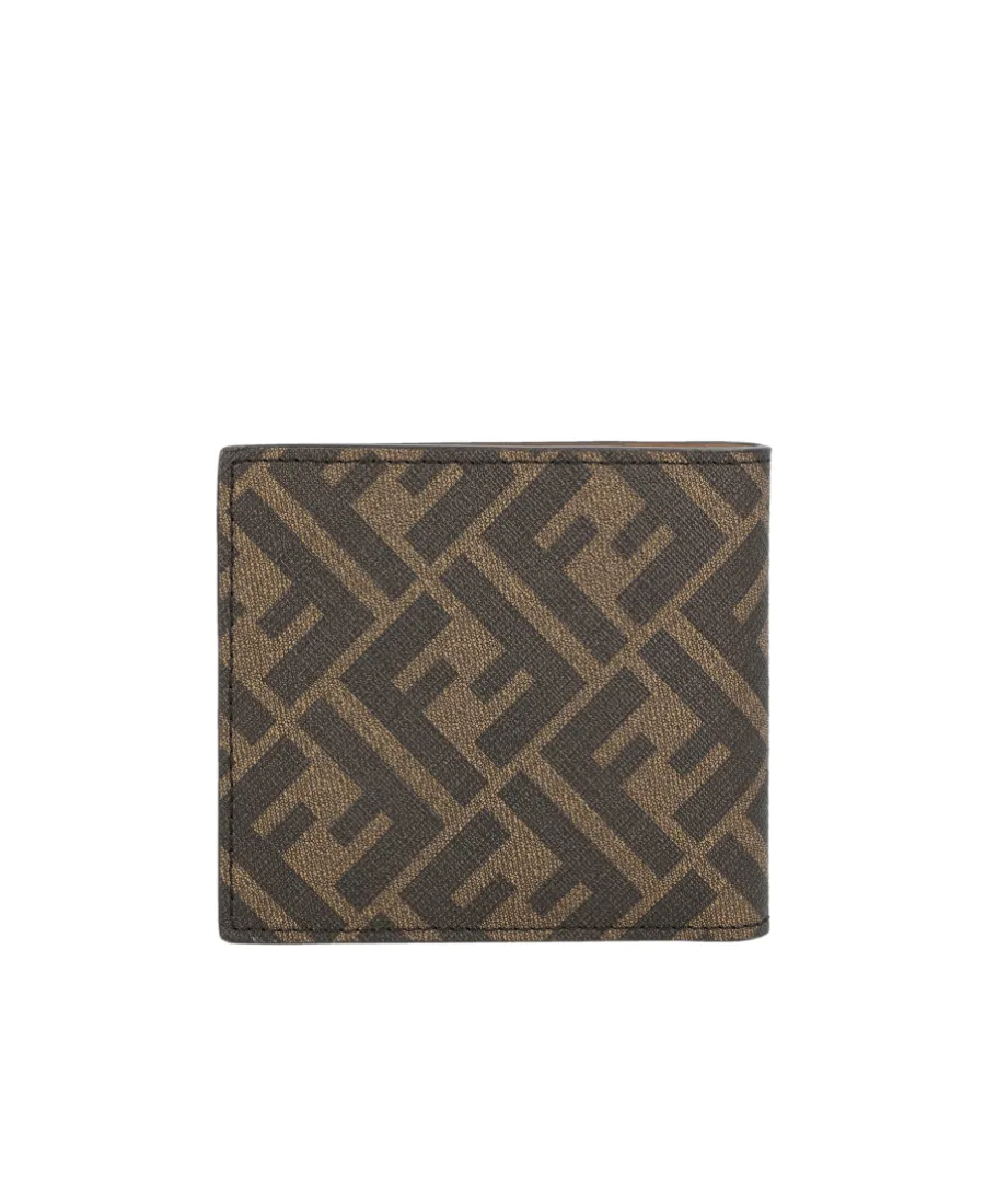 Fendi Ff Monogram Bi-Fold Wallet