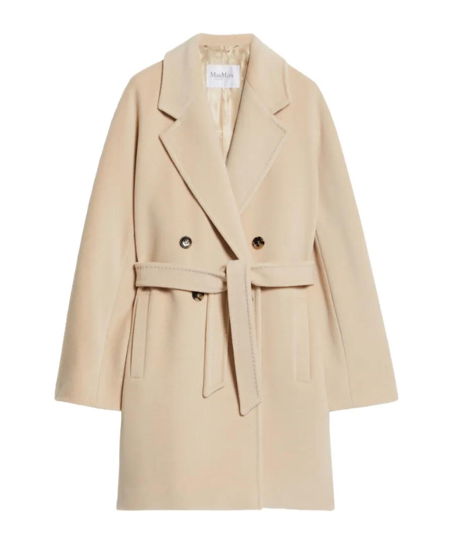 Max Mara Tied-Waist Buttoned Coat