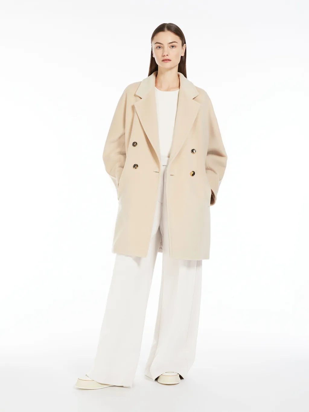 Max Mara Tied-Waist Buttoned Coat