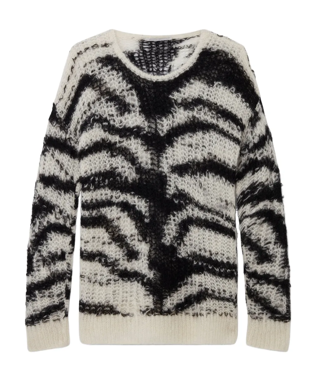 Stella Mccartney All-Over Patterned Crewneck Jumper