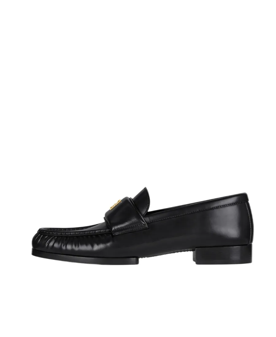 Givenchy 4G Logo Plaque Round-Toe Loafers