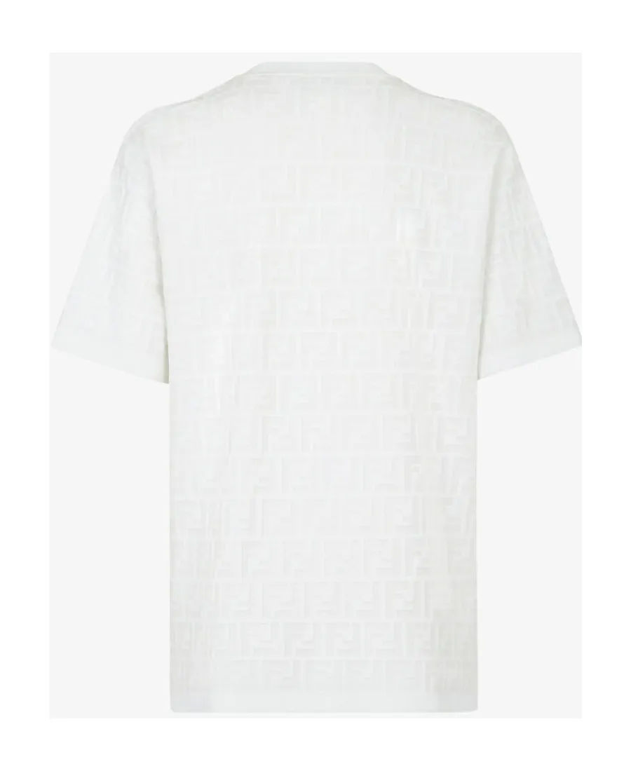 Fendi Monogram Detailed Crewneck T-Shirt