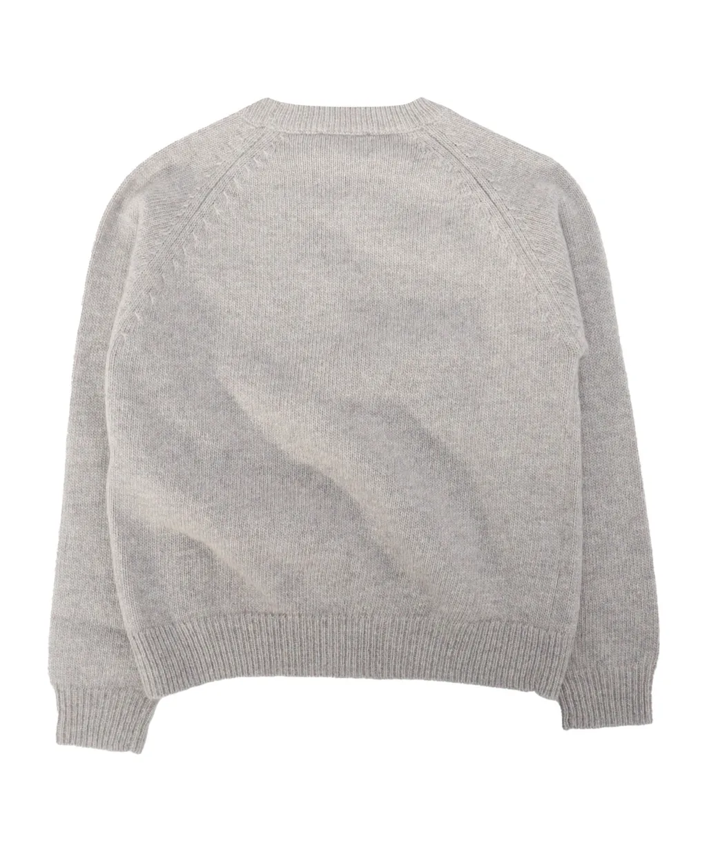 Il Gufo Christmas Tree Embroidered Jumper