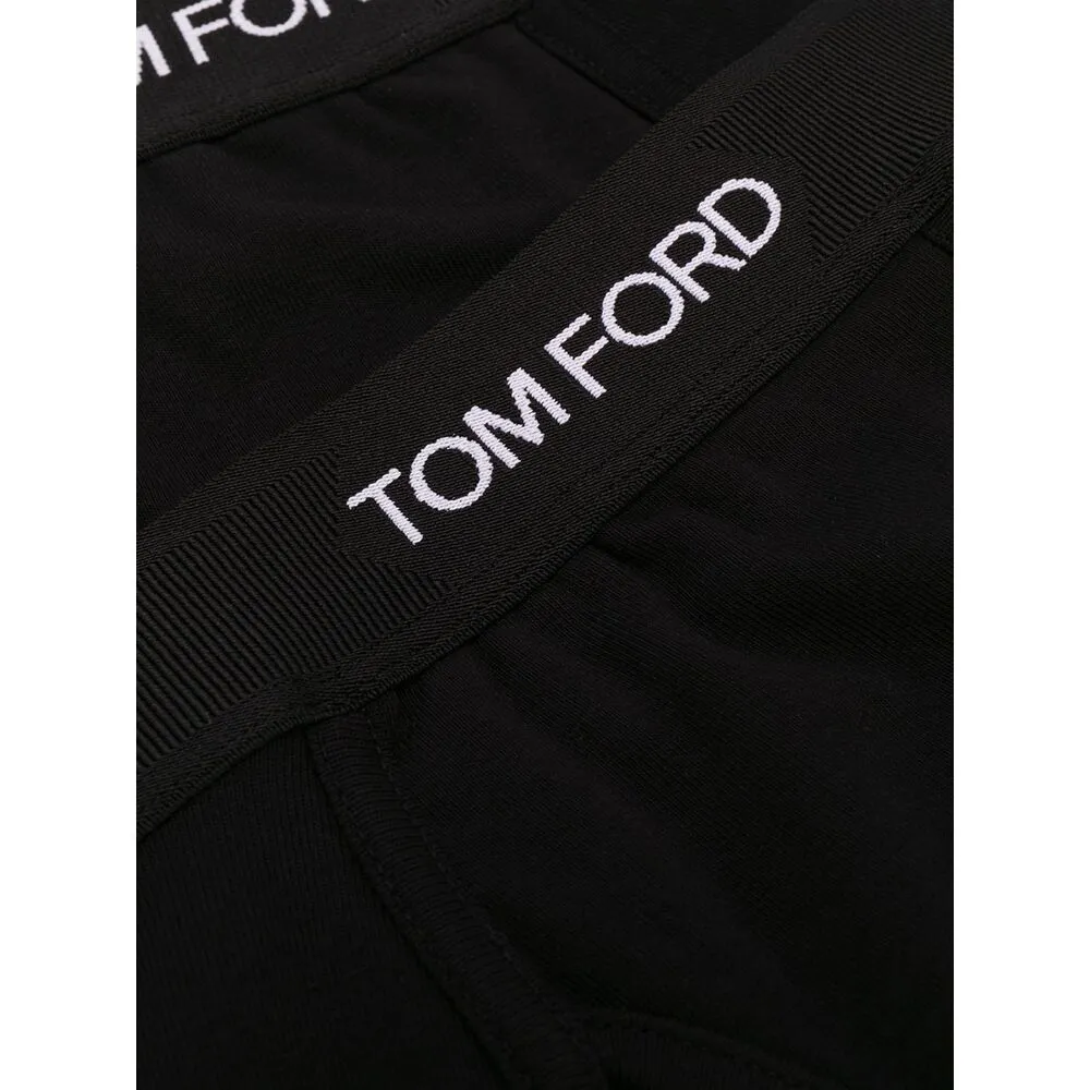 Tom Ford Logo Waistband Pack Of Two Boxers