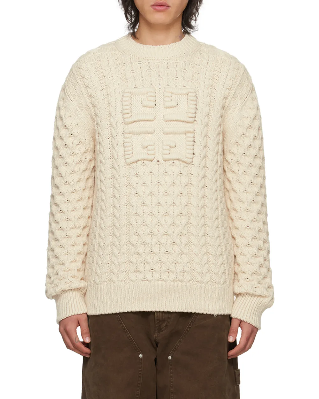 Givenchy 4G Cable-Knit Jumper