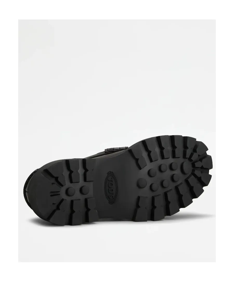 Tod's Timeless Logo Plaque Loafers