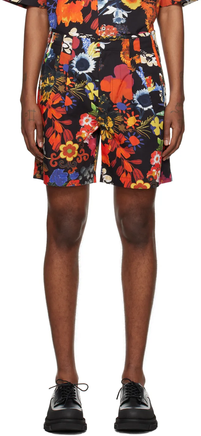 Moschino Floral-Printed Shorts