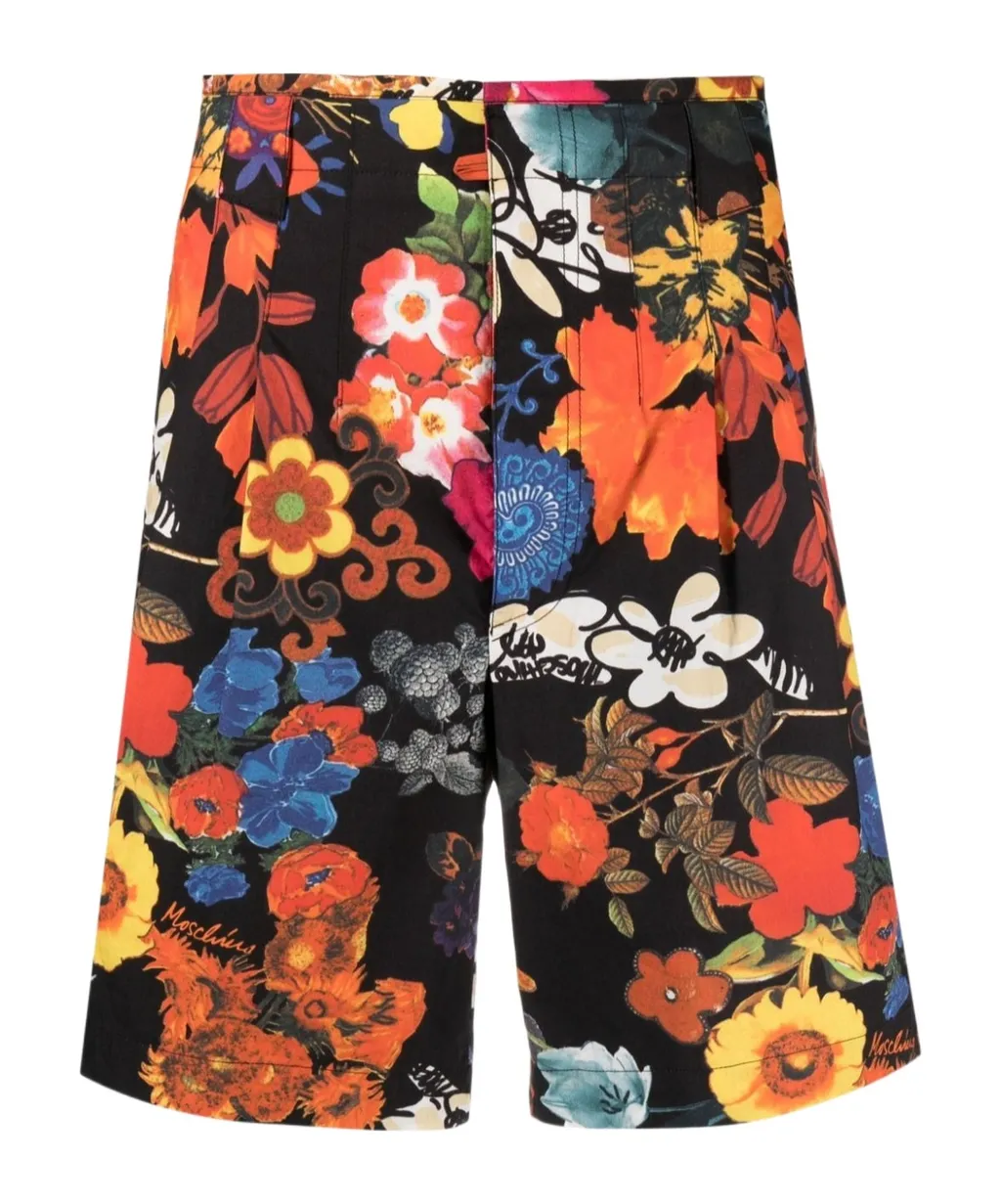 Moschino Floral-Printed Shorts