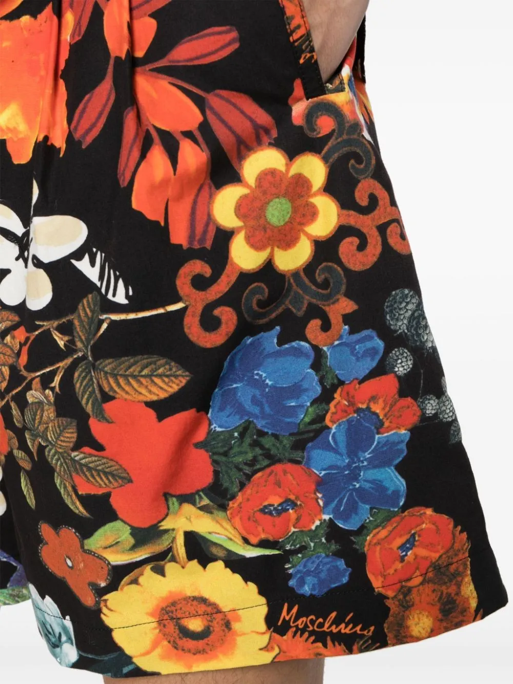 Moschino Floral-Printed Shorts