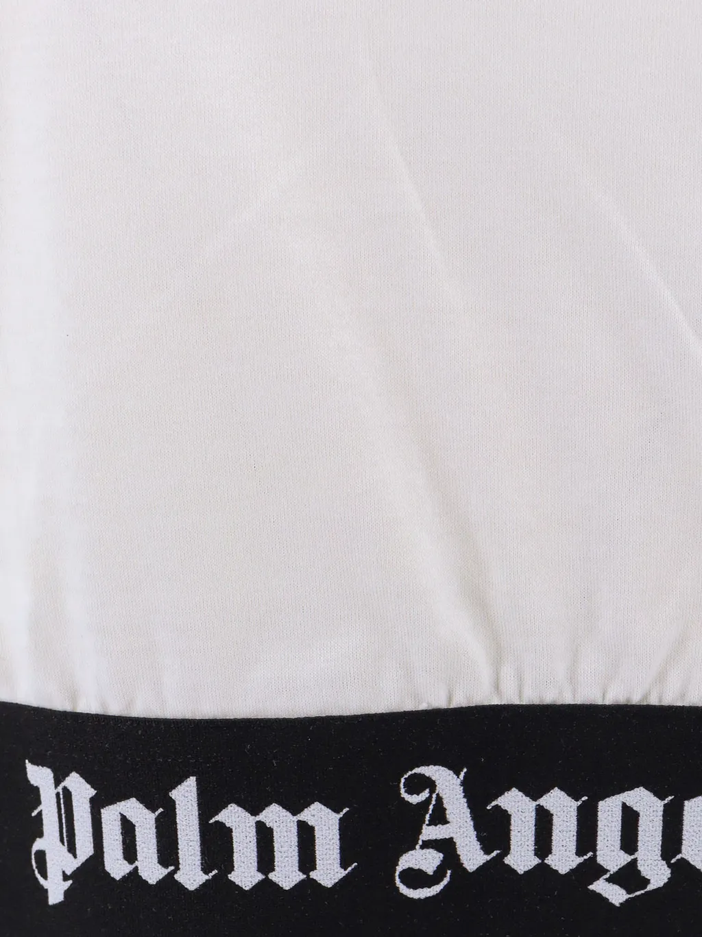Palm Angels Logo Waistband Cropped Top