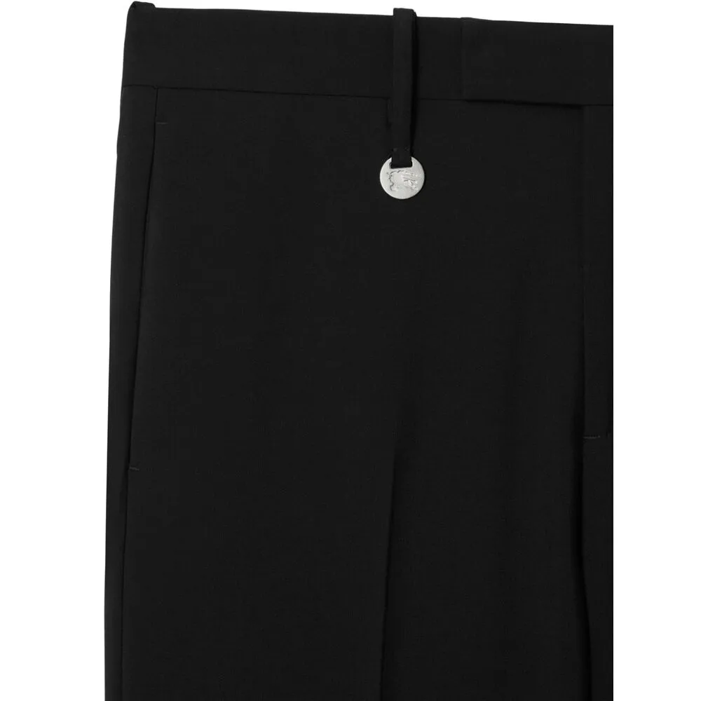 Burberry Straight-Leg Mid-Rise Tailored Trousers