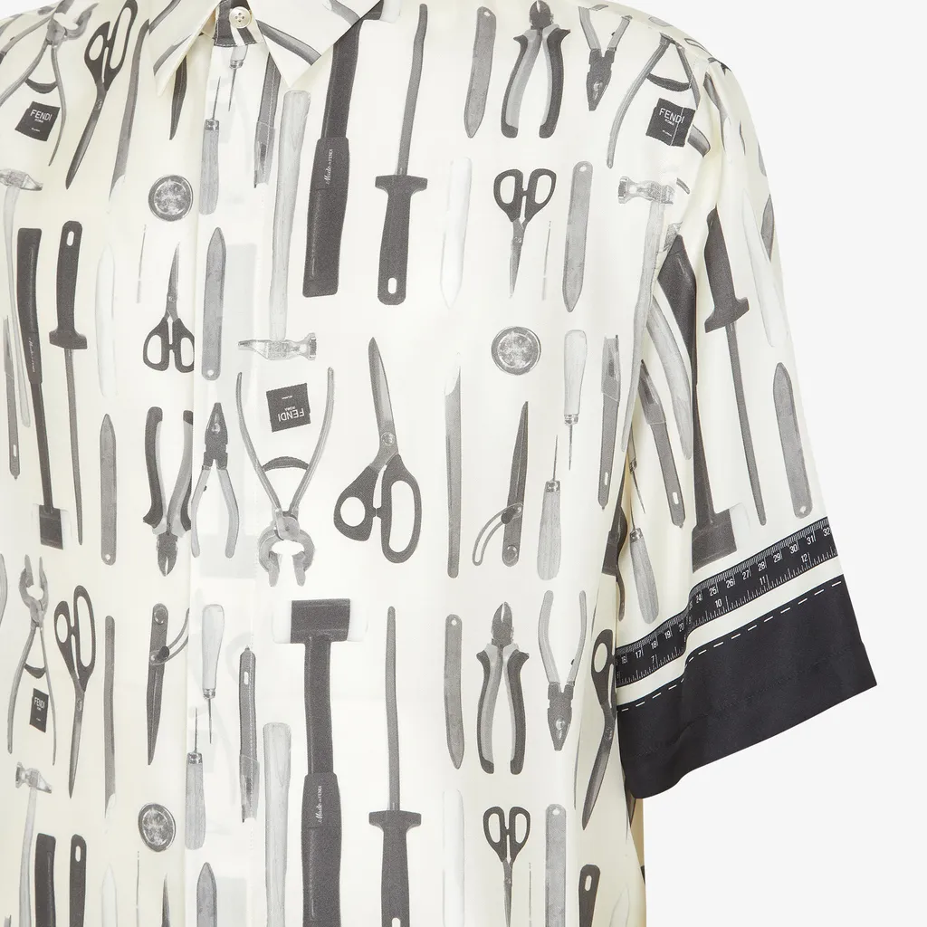 Fendi All-Over Graphic Printed Short-Sleeved Shirt