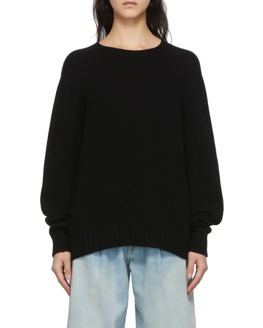Palm Angels Logo Intarsia Knitted Jumper