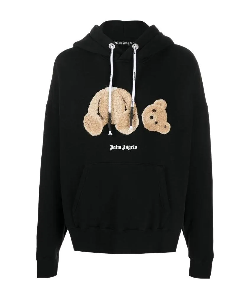 Bear-Motif Hoodie
