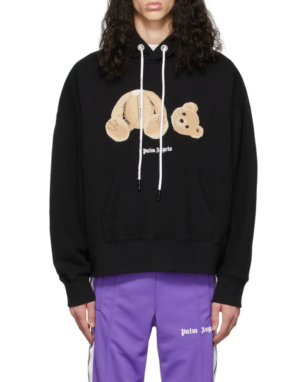Bear-Motif Hoodie