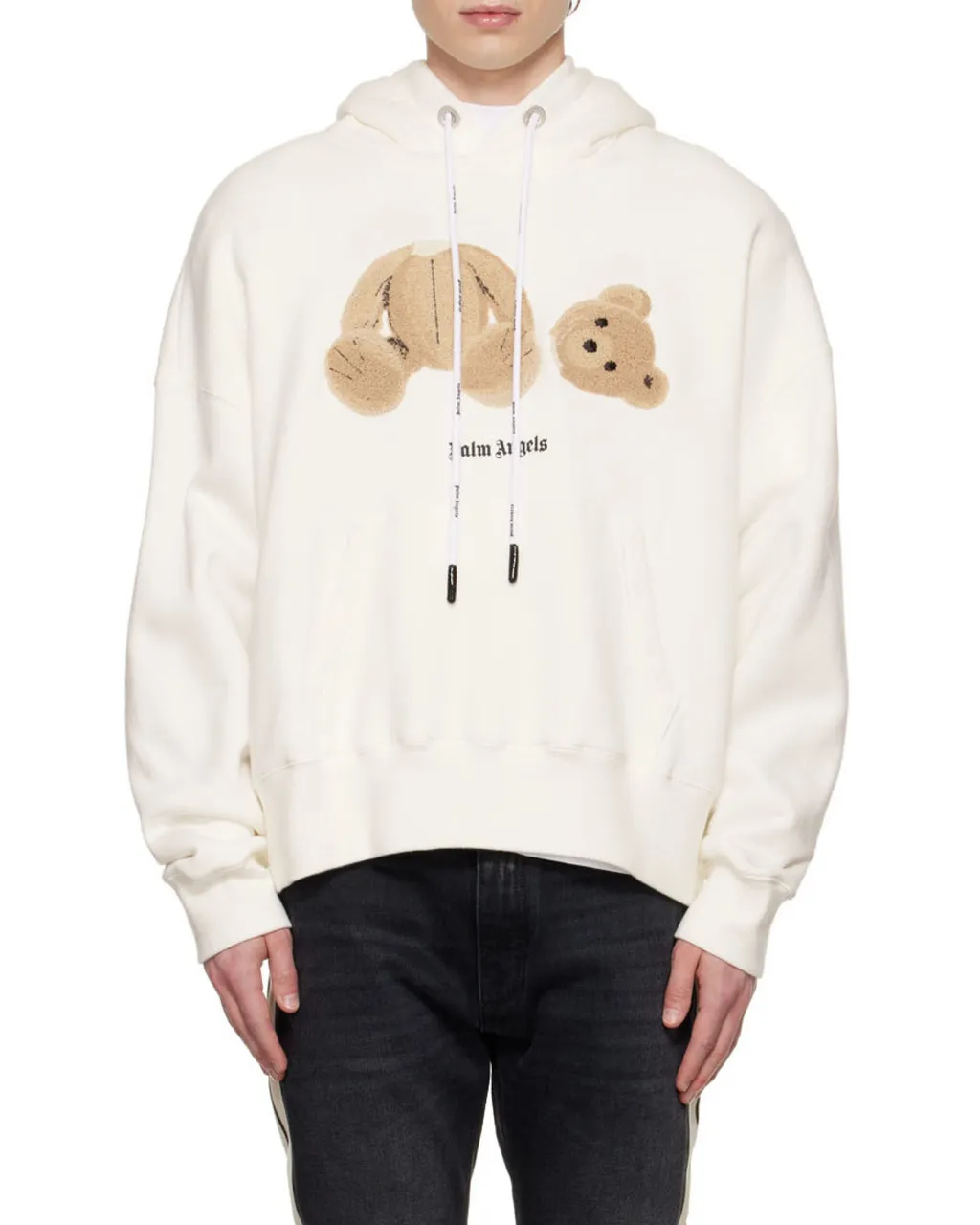 Bear-Print Hoodie