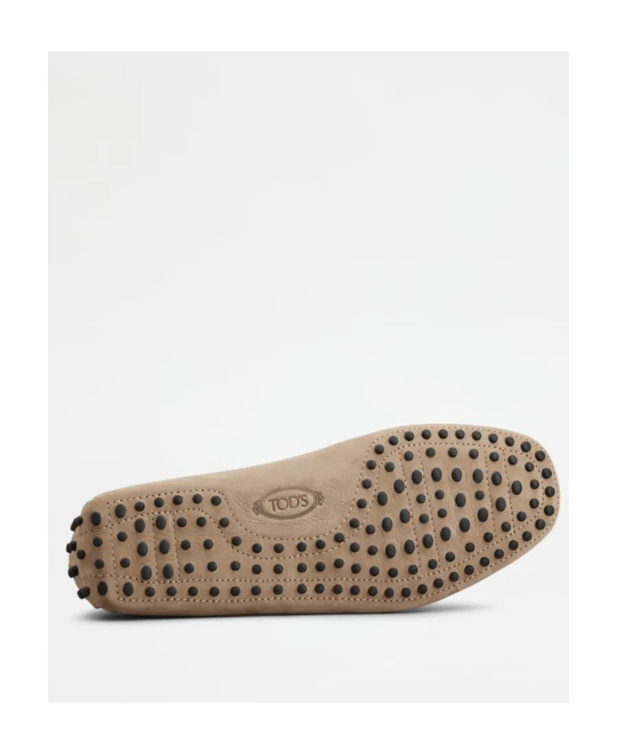 Tod's Round Toe Slip-On Loafers