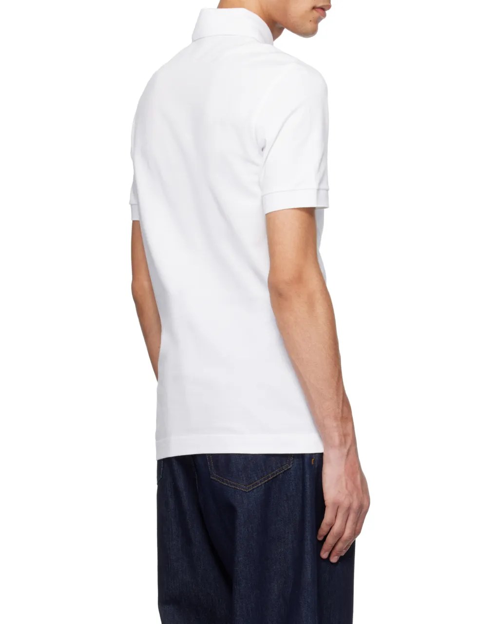 Dolce & Gabbana Logo Plaque Short Sleeved Polo Shirt