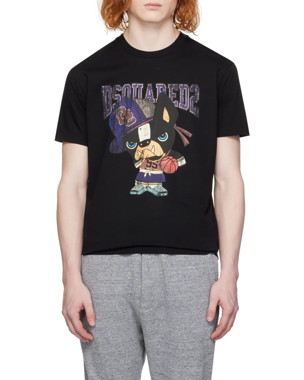 Dsquared2 Graphic Printed Crewneck T-Shirt