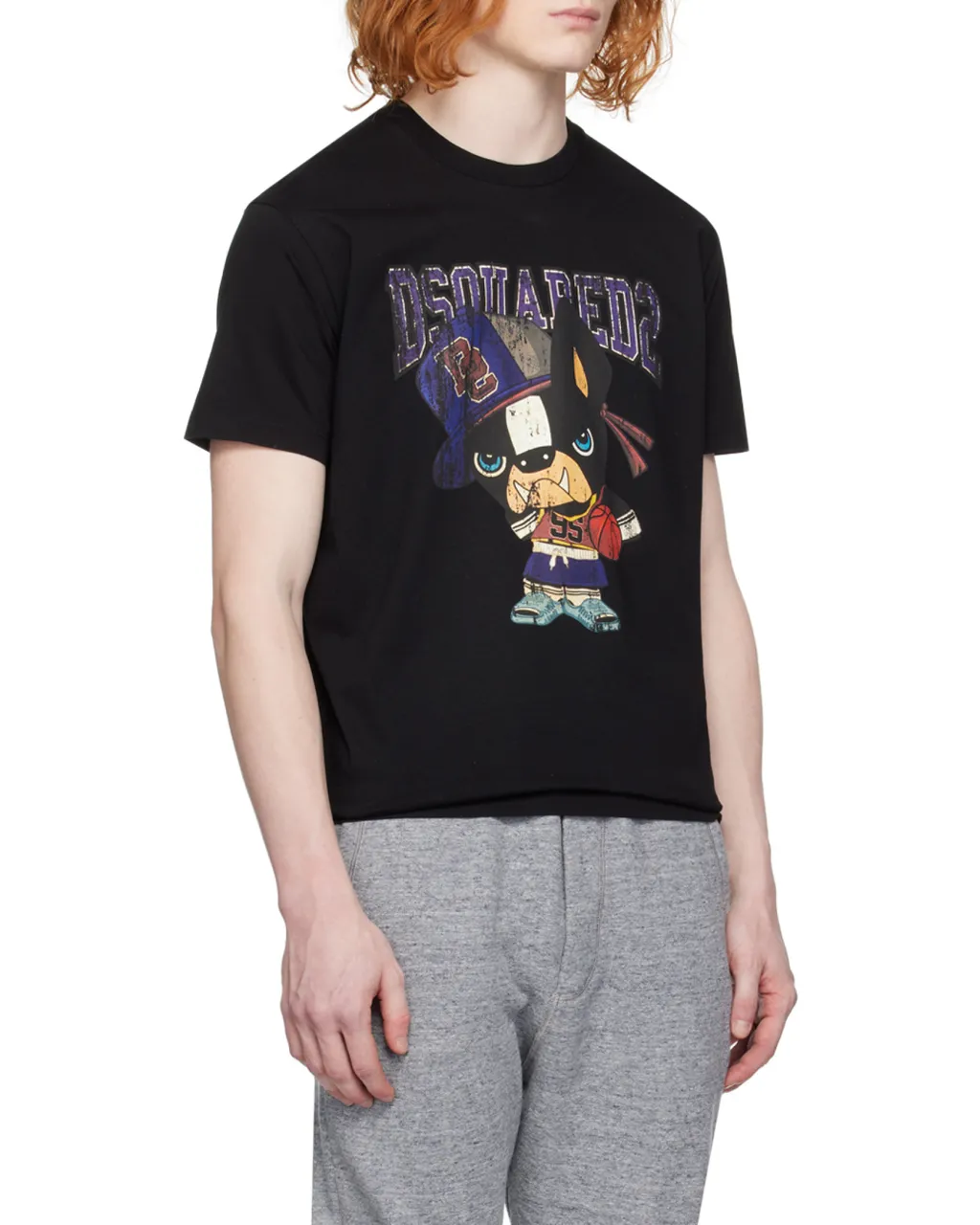 Dsquared2 Graphic Printed Crewneck T-Shirt