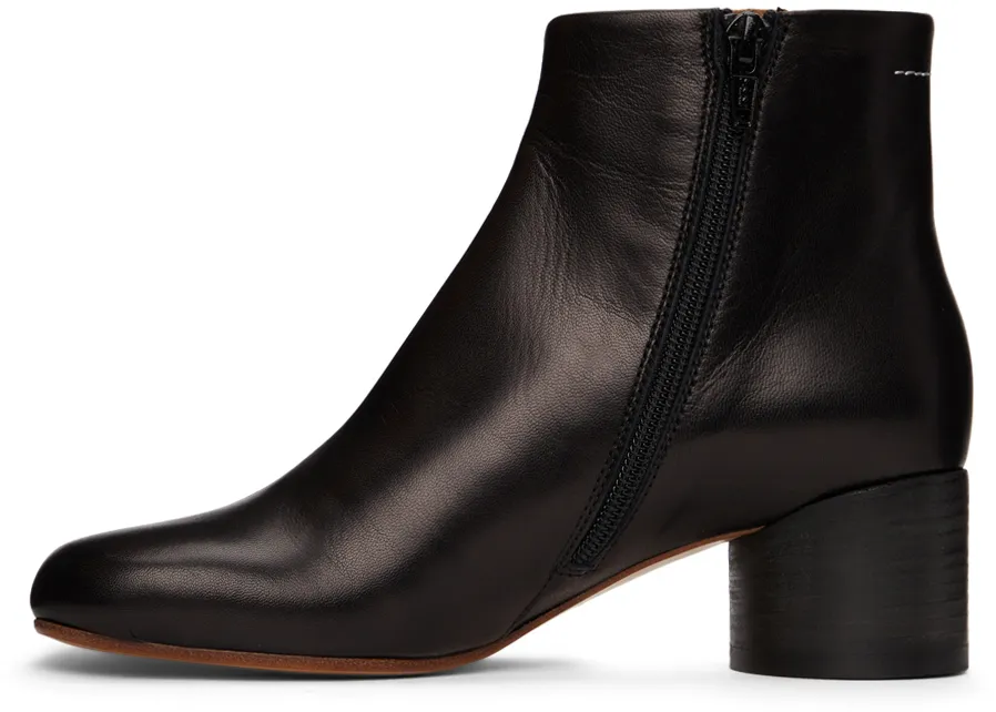 Mm6 Maison Margiela Square Toe Ankle Boots