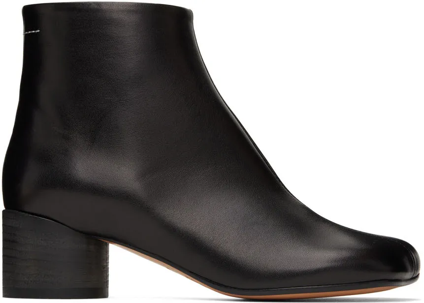Mm6 Maison Margiela Square Toe Ankle Boots