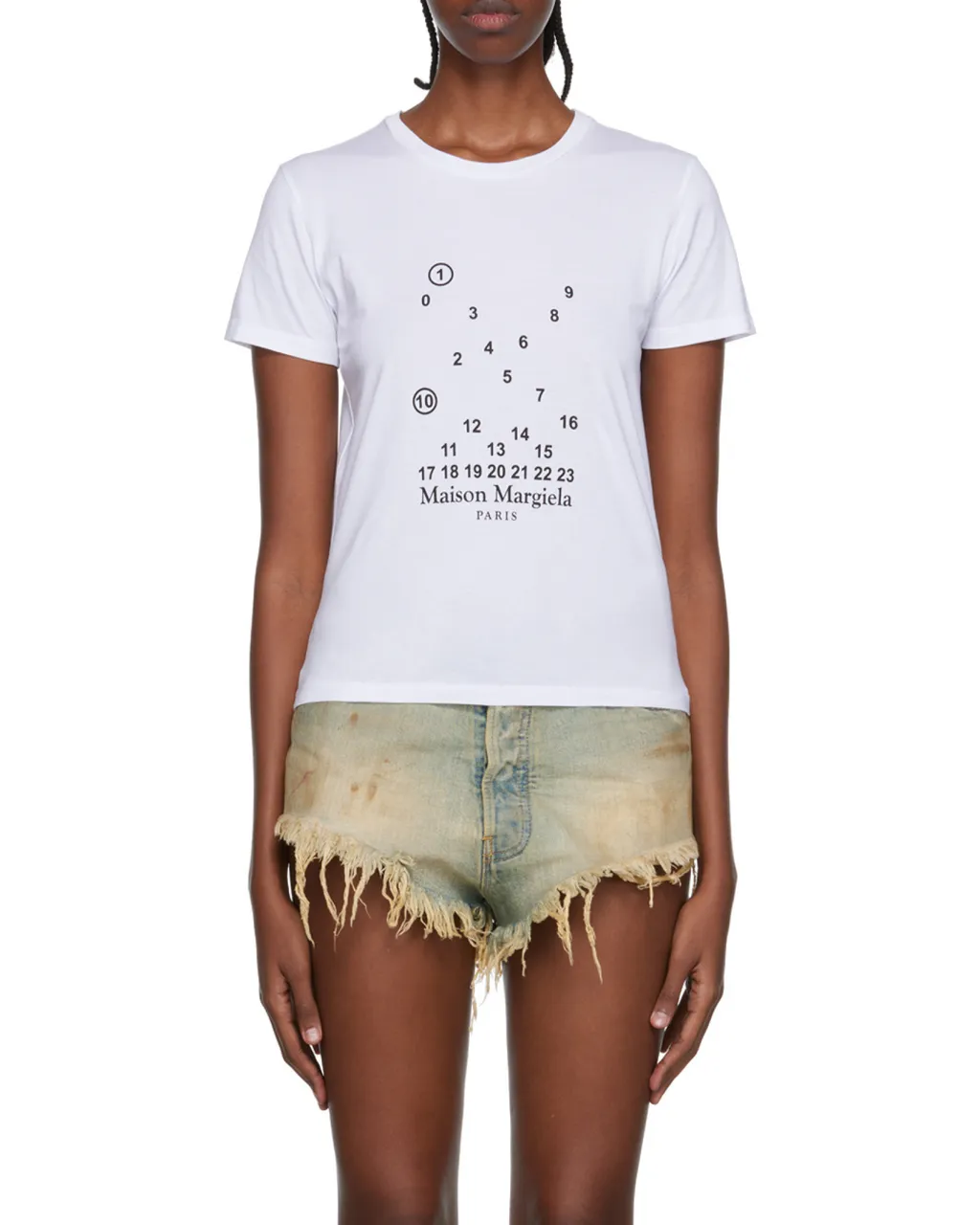 Maison Margiela Logo-Print Crewneck T-Shirt