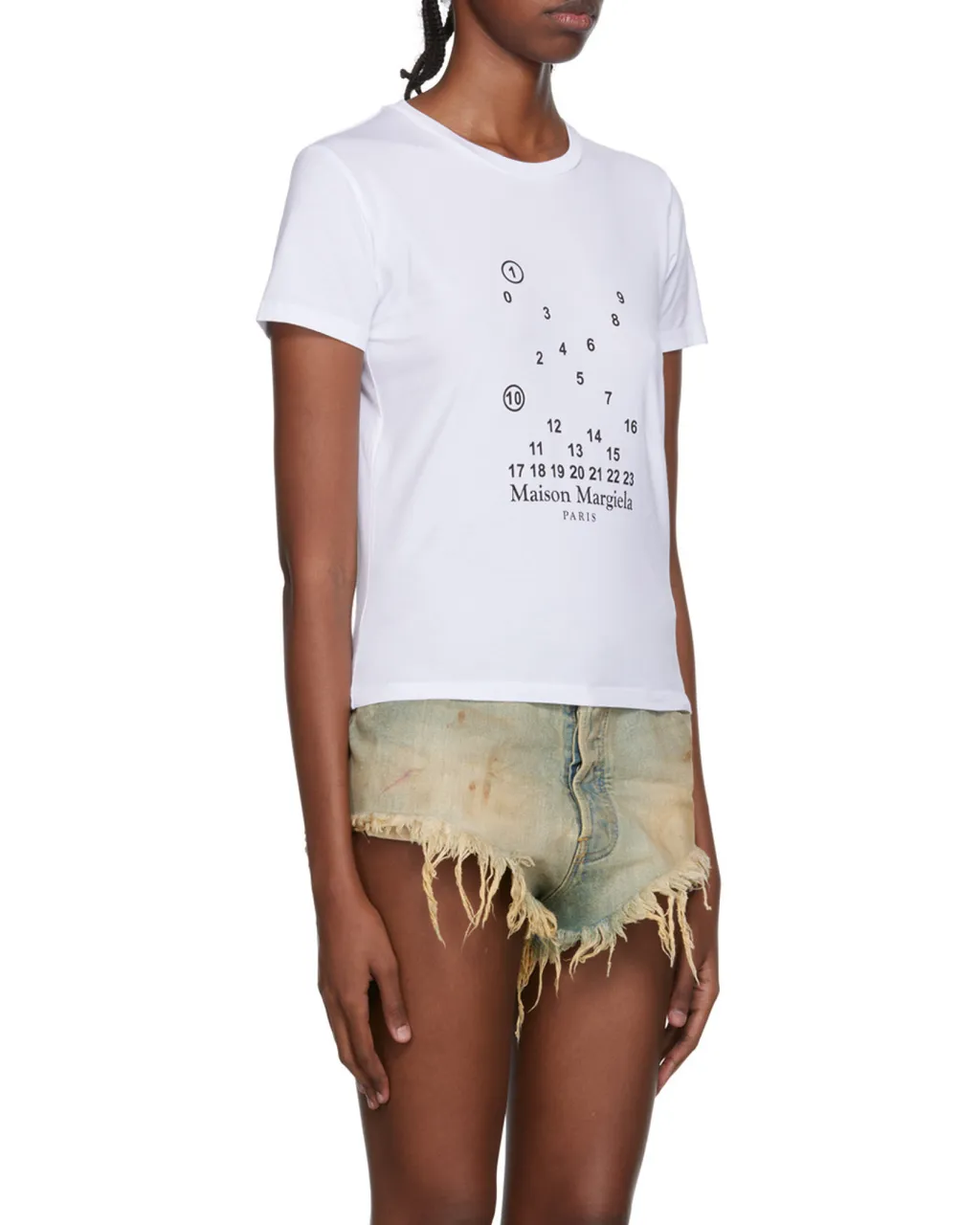 Maison Margiela Logo-Print Crewneck T-Shirt