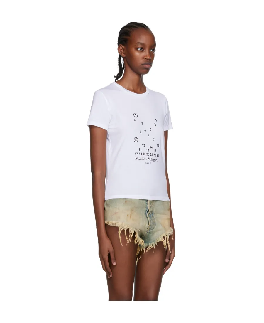 Maison Margiela Logo-Print Crewneck T-Shirt