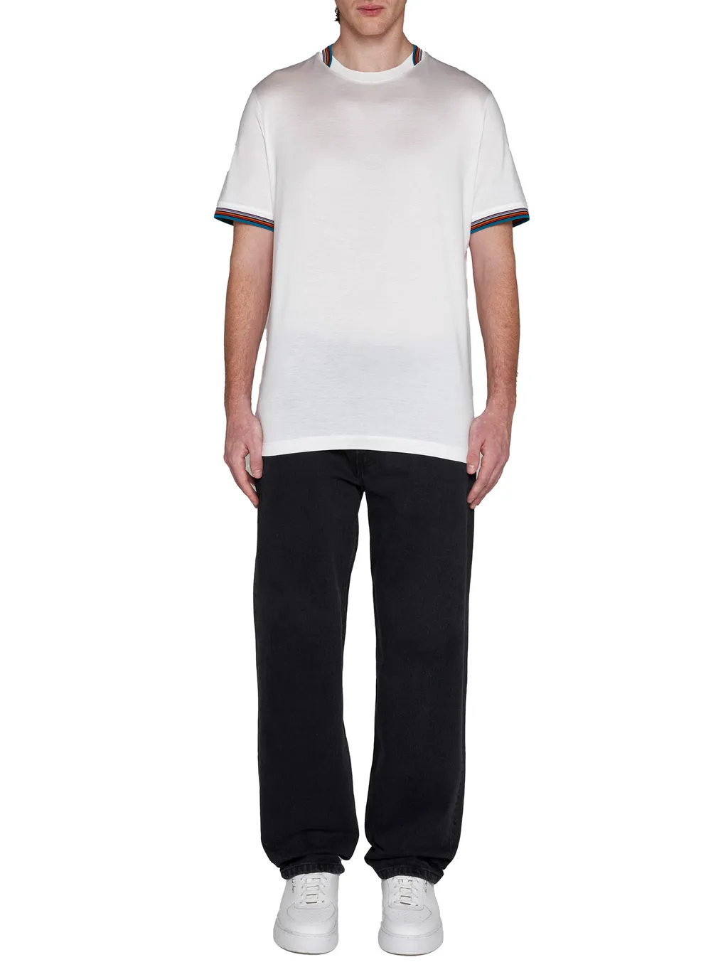 Paul Smith Signature Stripe Trim T-Shirt