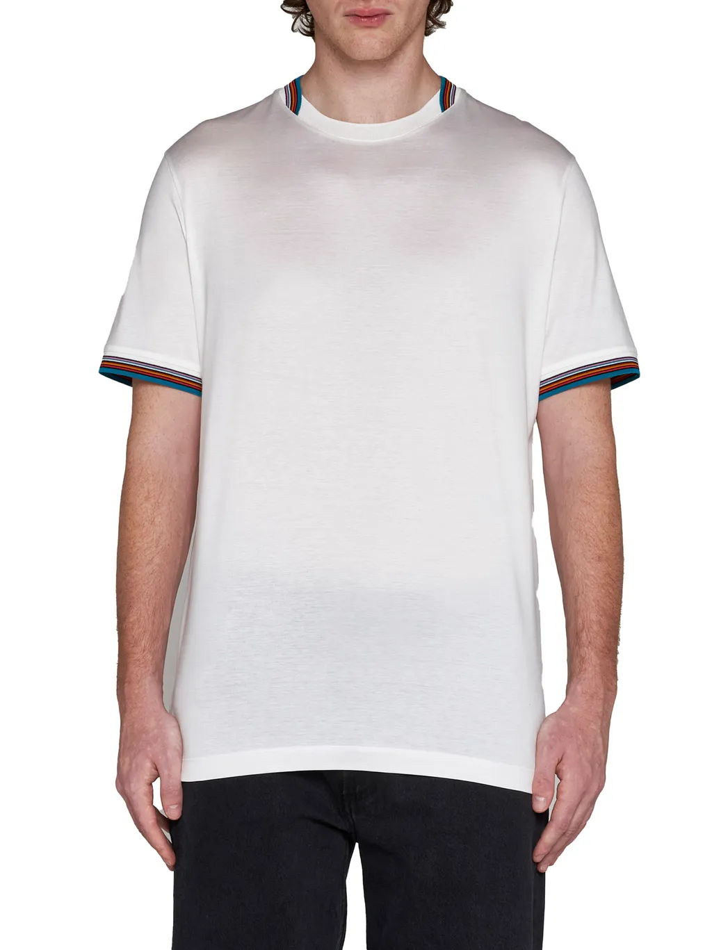 Paul Smith Signature Stripe Trim T-Shirt