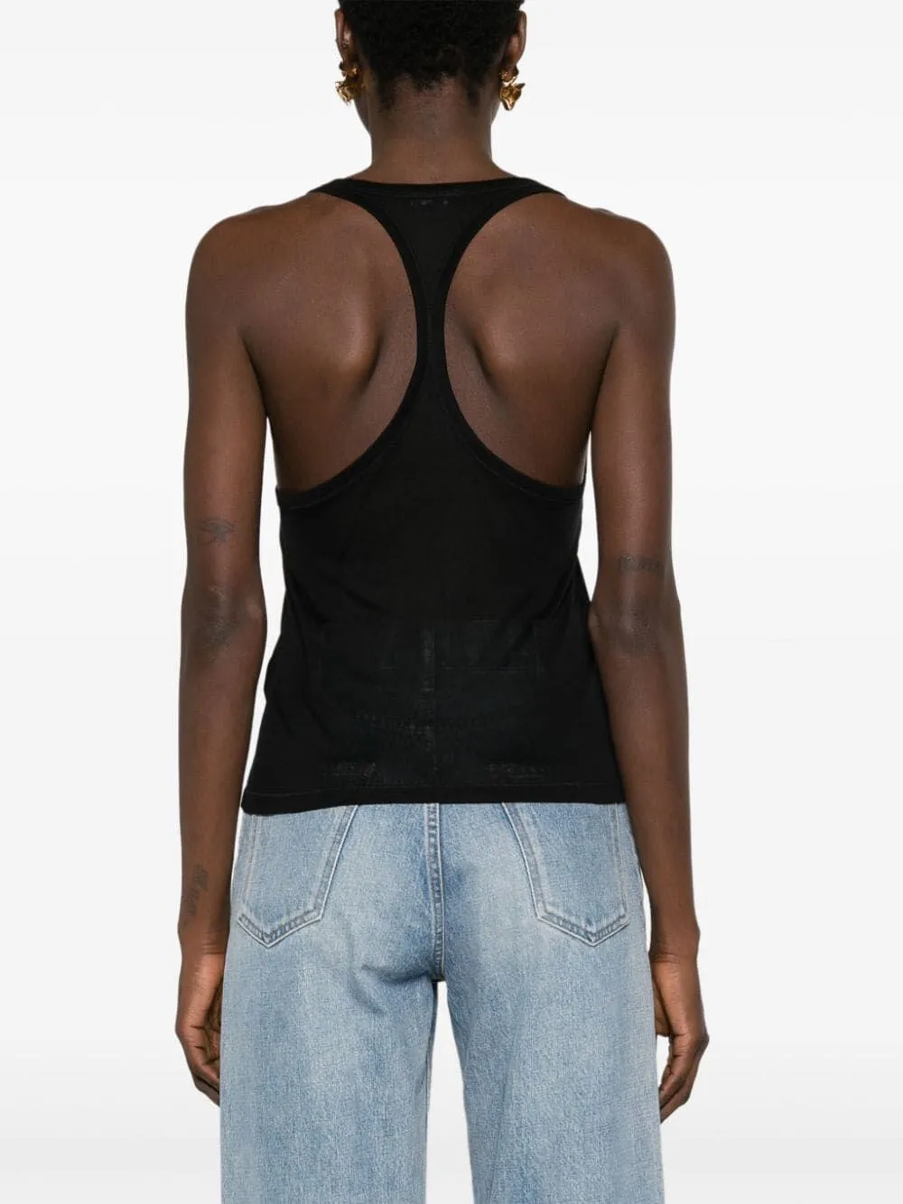 Tom Ford Logo Plaque Tank Top