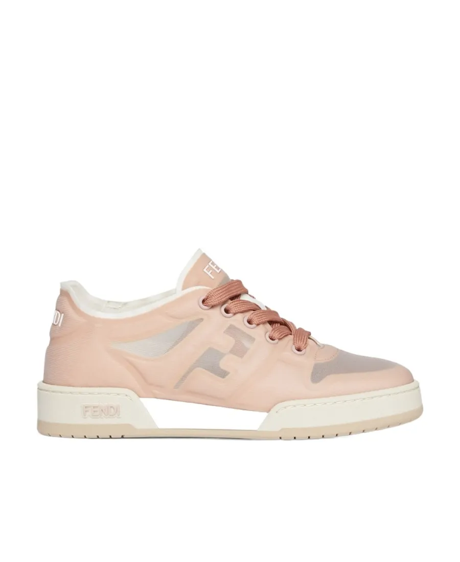 Fendi Match Mesh Low-Top Sneakers