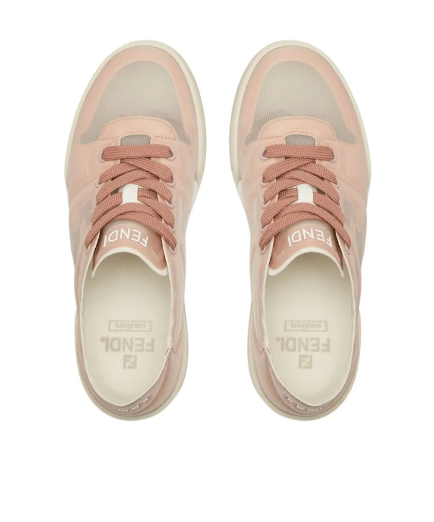 Fendi Match Mesh Low-Top Sneakers