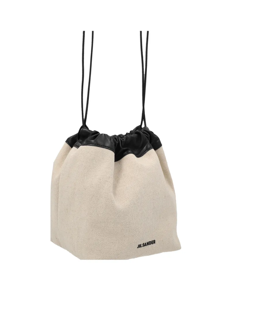 Jil Sander Dumpling Drawstring Bucket Bag