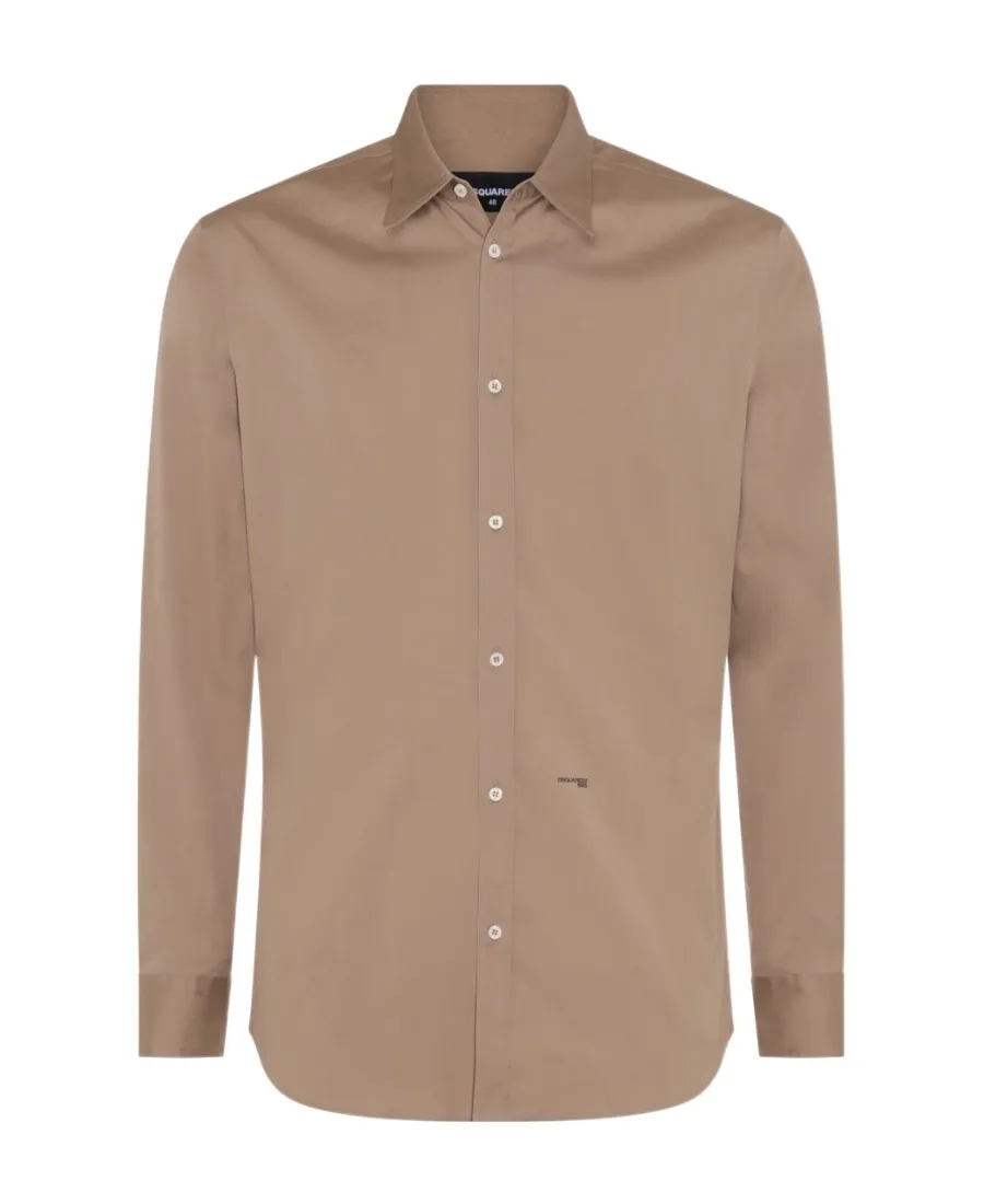 Dsquared2 Logo Printed Long Sleeved Shirt