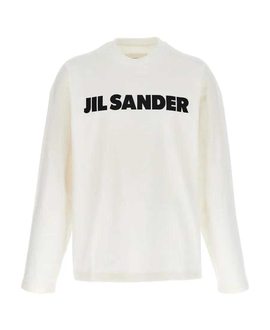 Jil Sander Logo Printed Crewneck Sweatshirt
