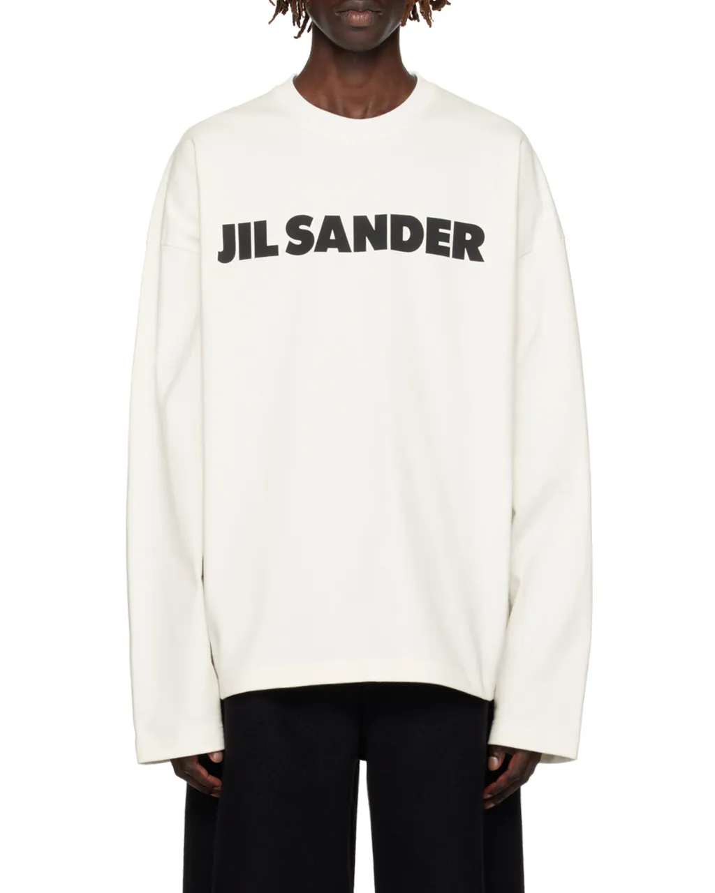 Jil Sander Logo Printed Crewneck Sweatshirt