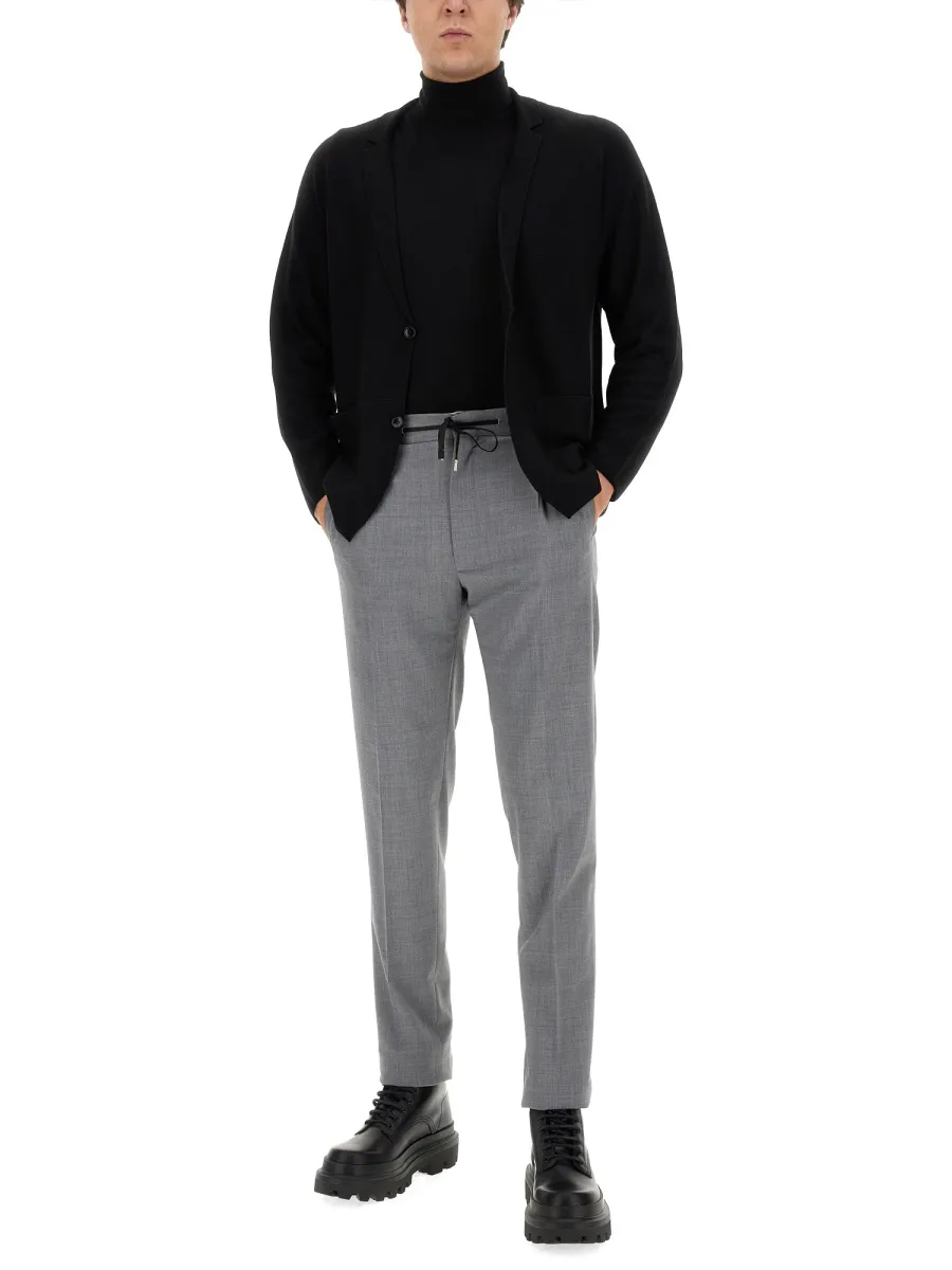 Lardini Textured Knit Jacket Sweater
