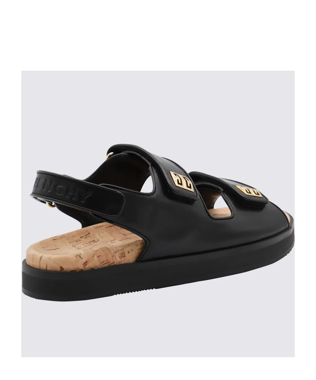 Givenchy 4G Plaque Touch Strap Sandals