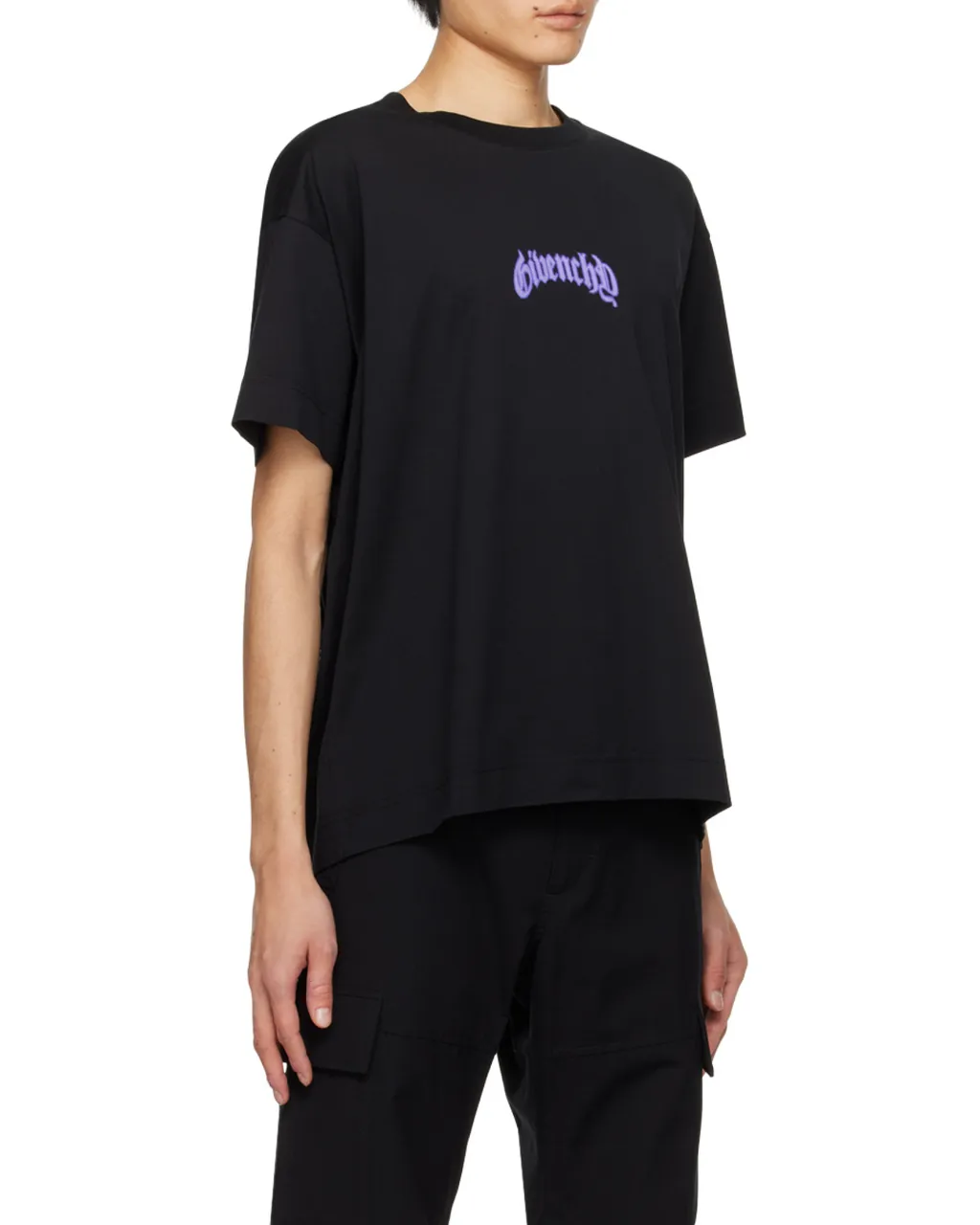 Boxy Fit T-Shirt In Cotton With Reflective Artwork