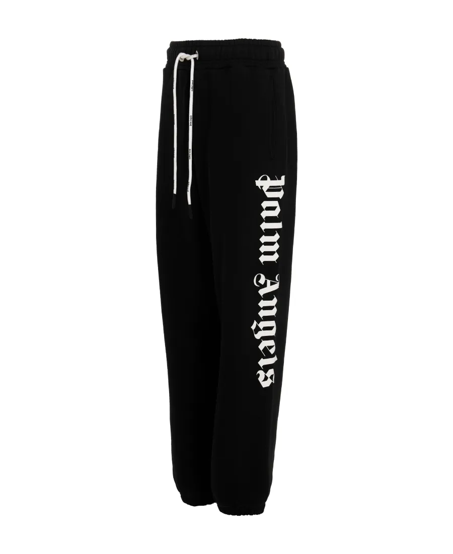 Palm Angels Drawstring Straight Leg Sweatpants