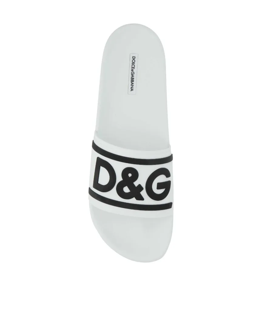 Dolce & Gabbana Logo Embossed Sandals