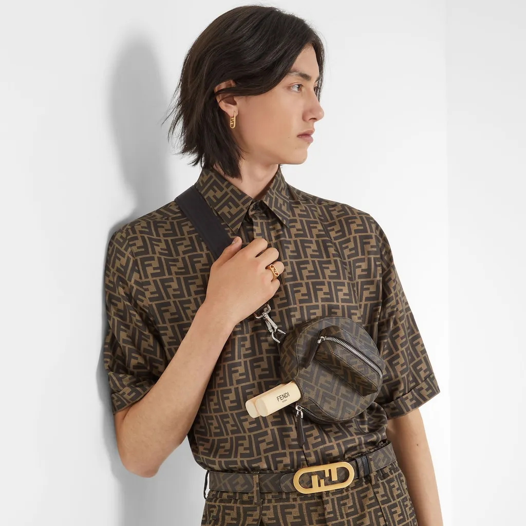Fendi Ff Motif Short-Sleeved Shirt