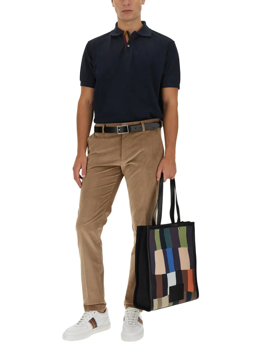 Paul Smith Artist Stripe Placket Polo Shirt